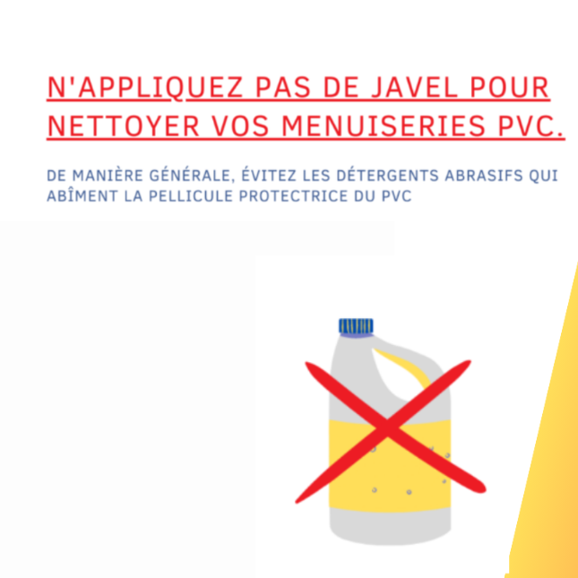 precaution nettoyage volet battant pvc